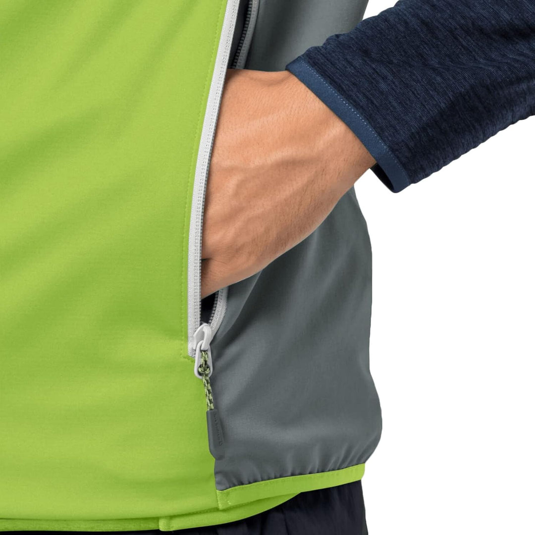 Jack Wolfskin Herren Highest Peak Vest M Weste S Spring Lime, S Spring Lime