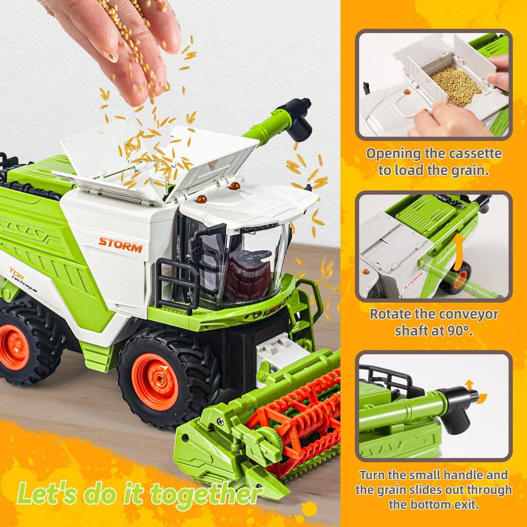 PENGBU RC 2-in-1 maaidorser, op afstand bestuurde maaidorser met