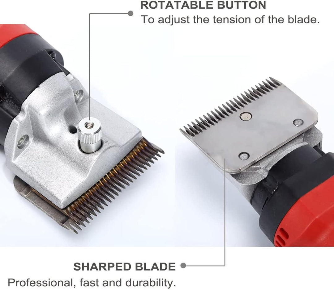 35 Zahn-Pferdeschermaschine, Hartmetall-Universal-Haarschneidemaschine für Vieh, Ersatz-Pferdescherm