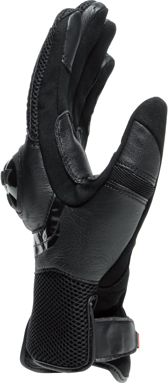 Dainese Mig 3 Unisex Leather Gloves, Motorradhandschuhe Leder mit Protektoren, für Damen und Herren,