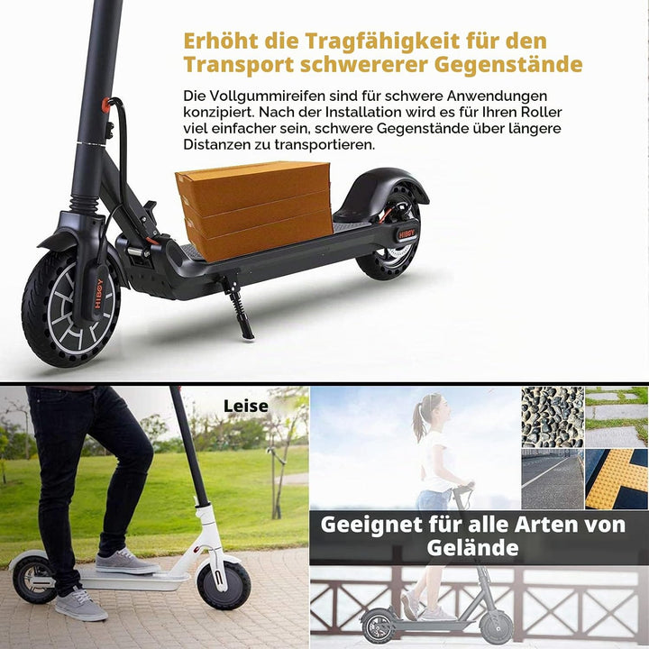 ANSENI Xiaomi M365 e Scooter Reifen, 8.5 Zoll Ersatzräder Solid Reifen, Vollreifen für Xiaomi M365,