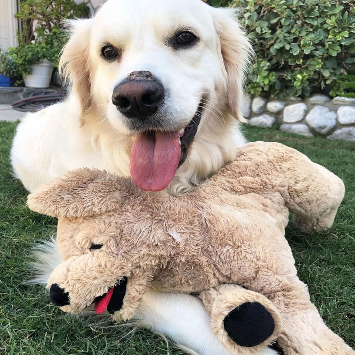 LotFancy Kuscheltier Hund Plüschtier 53cm, Stofftier Hund Golden Retriever, weich kuschelig Geschenk