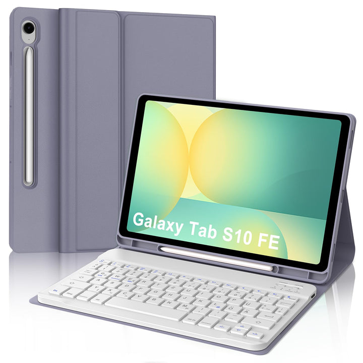 IVEOPPE Tastatur für Samsung Galaxy Tab S9FE/S10FE 10.9", Hülle Tastatur Galaxy Tab S9/S10FE 2025, M