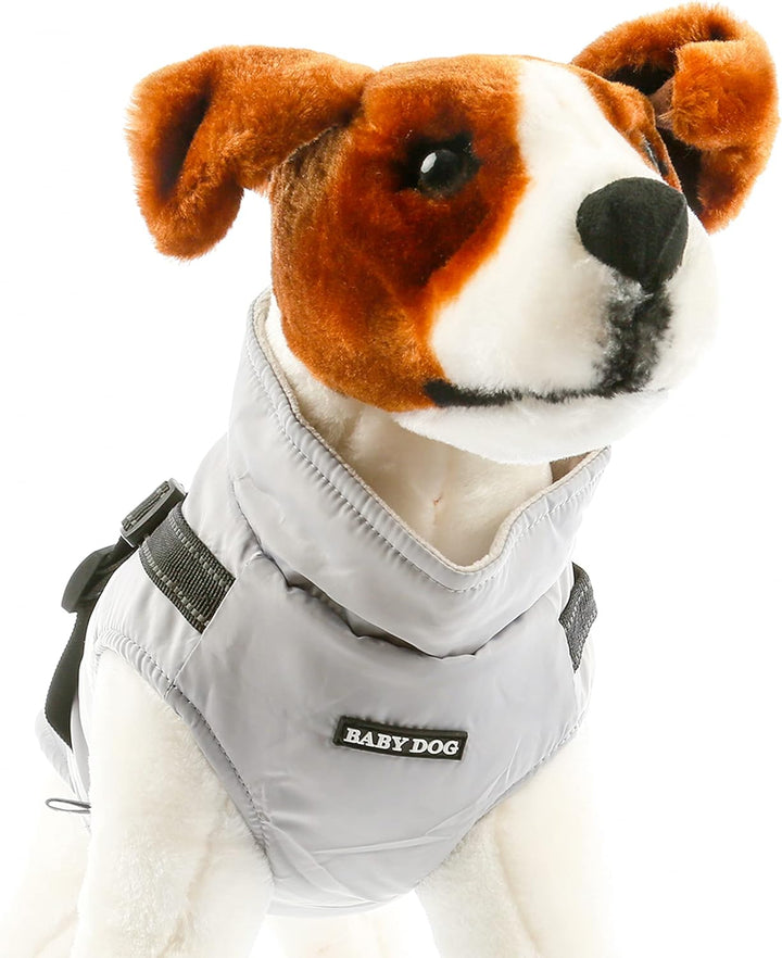 Warme Hundejacke, Hundemantel für Kleine und Mittelgrosse Hunde, Hundepullover, Winddichte Winterwes