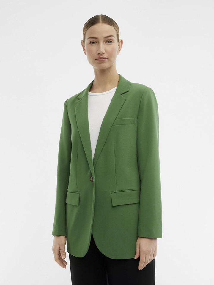 Object Damen Objsigrid L/S Noos Blazer 34 Artichoke Green, 34 Artichoke Green