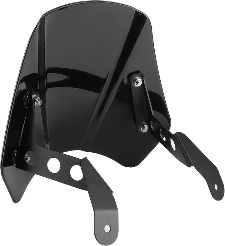 EBTOOLS Motorrad Windschutzscheiben, Kurze Motorrad Windschutzscheibe Windabweiser Schutzverkleidung