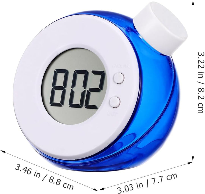 Alipis Wasseruhr Led-Display Mit Wasserenergie Ohne Batterie Umweltfreundliche Schreibtischuhr Mit B