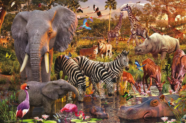 Ravensburger 17037 - Afrikanische Tierwelt - 3000 Teile Puzzle