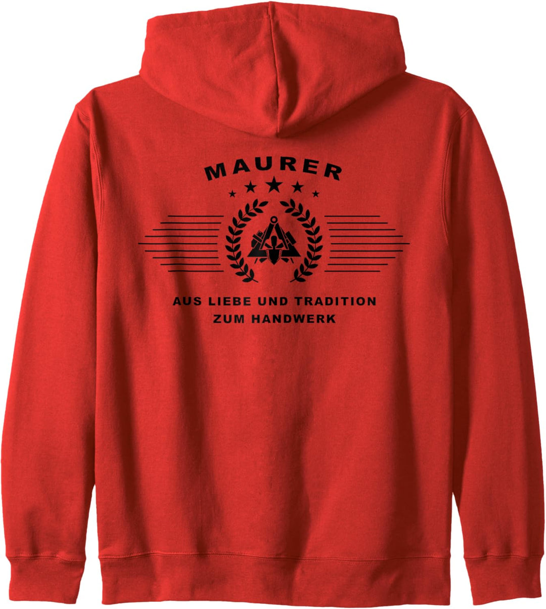 Maurer aus Liebe und Tradition zum Handwerk Kapuzenjacke