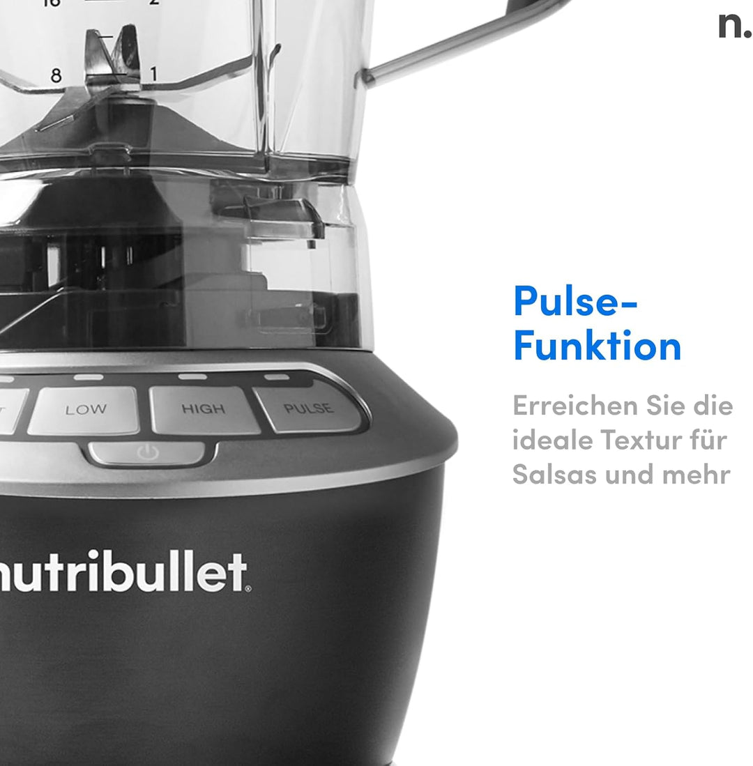 nutribullet Full Size Blender, Elektrischer Mixer, Multifunktionaler Stabmixer, Professioneller Mixe