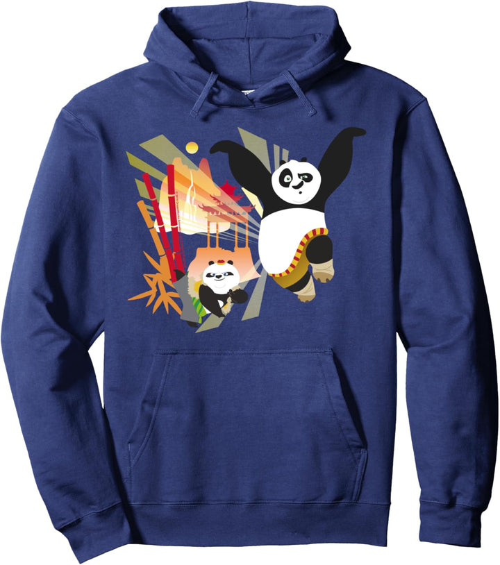 Kung Fu Panda Po Fighting Pose Pullover Hoodie