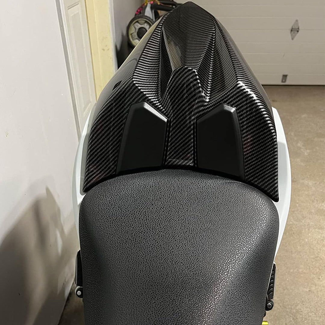 Midimttop Kompatibel mit Ka-wa-sa-ki Ninja650 Z650 Sitz Abdeckung Hinten Sozius Harte Solo Sitz Guge
