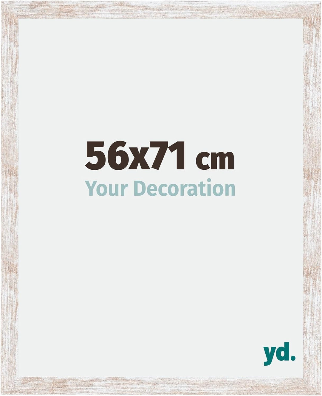 yd. Your Decoration - Bilderrahmen 56,00x71,00 cm - Bilderrahmen aus MDF mit Acrylglas - Antireflex