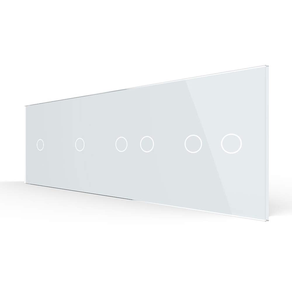 LIVOLO Nur Glasblende für Lichtschalter 4 Fach VL-C7-C1/C1/C2/C2-11 Weiss