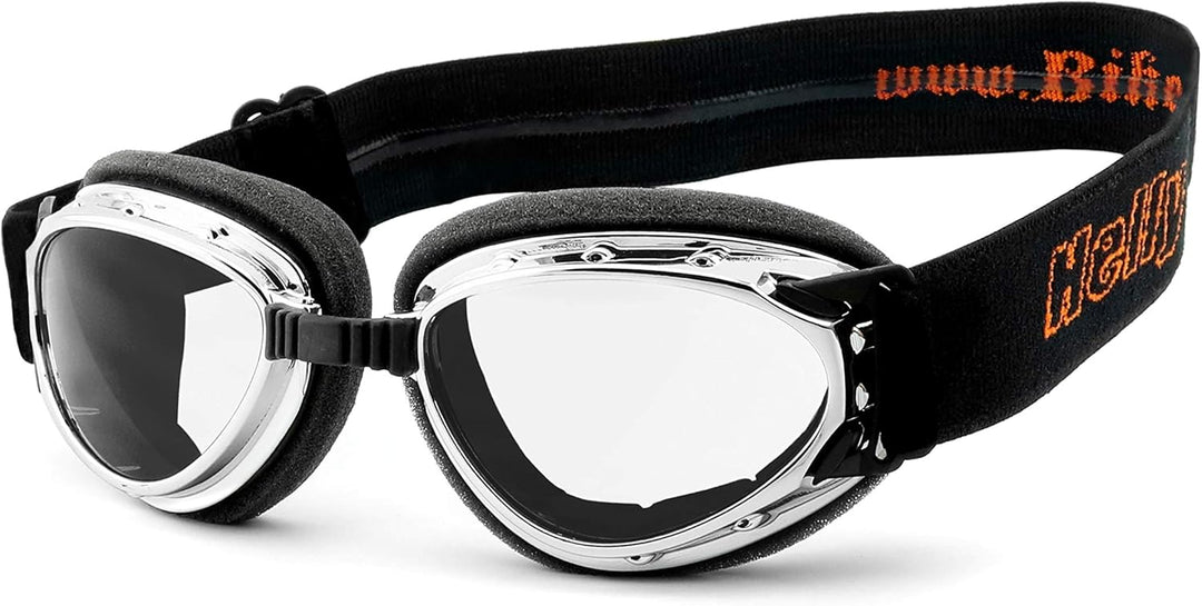 HELLY® - No.1 Bikereyes® | Motorradbrille, Bikerbrille | winddicht, gepolstert, beschlagfrei, HLT® S