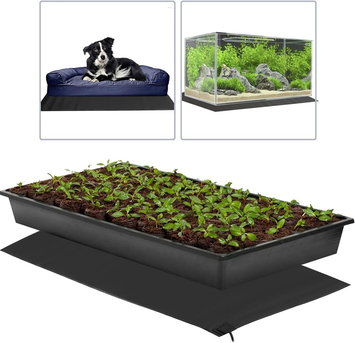 PrimeMatik - Heizmatte Wärmematte für Sämling Germination Thermische für Hydrokultur Pflanzen 527x50