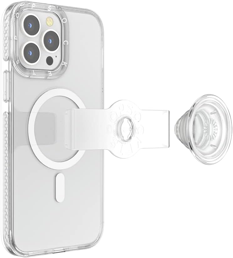 PopSockets: PopCase für MagSafe - Hülle für iPhone 13 Pro Max mit Abnehmbarem PopGrip Slide Sockel u