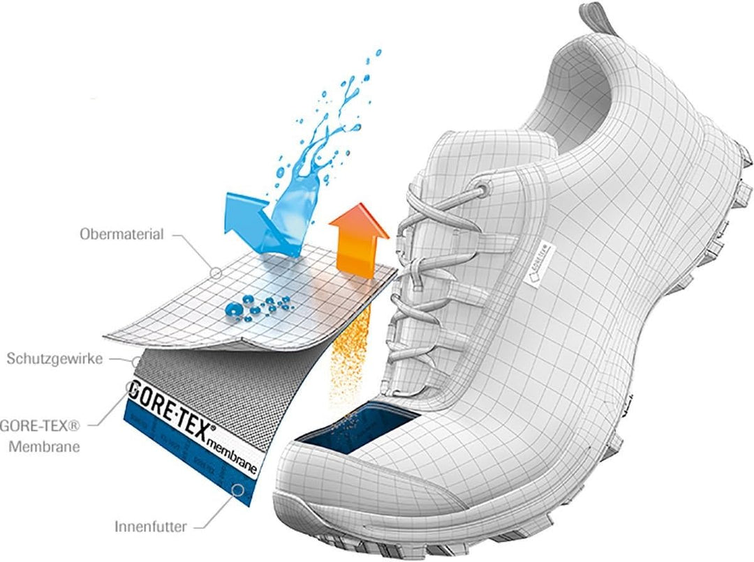 Salewa Herren Ms Wildfire Gore-tex Trekking-& Wanderhalbschuhe 47 EU Ombre Blue Fluo Orange, 47 EU O