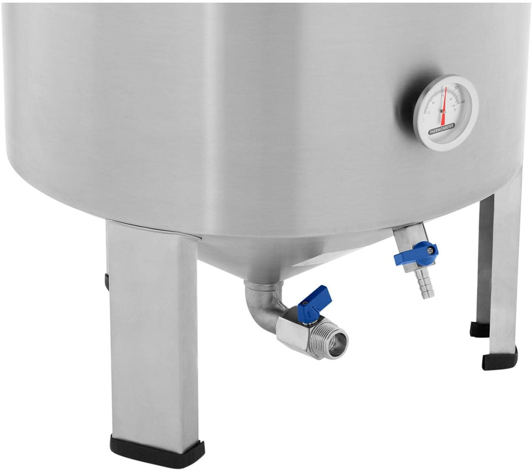 Royal Catering RCBM-60CF Maischekessel 60 l 0-40 °C Edelstahl Fermenter Fermentierkessel