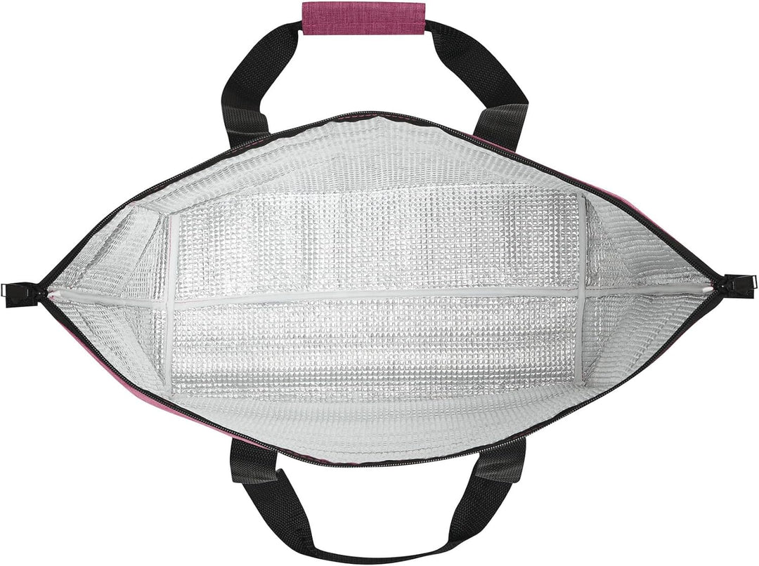 Faltbare Kühltasche Gross ca. 38x19x26cm (17L) – Robuste Isoliertasche für Einkauf & Camping, Thermo