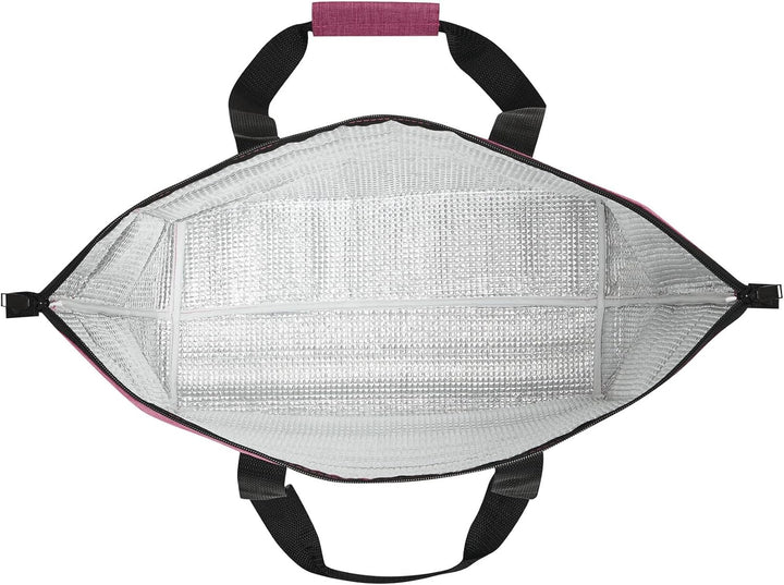 Faltbare Kühltasche Gross ca. 38x19x26cm (17L) – Robuste Isoliertasche für Einkauf & Camping, Thermo