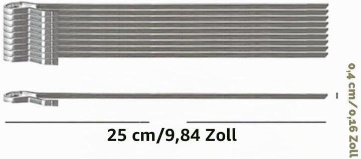Spiessgestell-Set Edelstahlspiesse Nadelkäfig Kebab Maker Grill Rotierende Fleischgabeln Grillkäfig