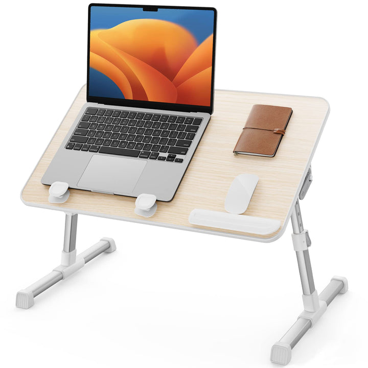 Tisch, SAIJI Betttisch höhenverstellbar, mit 4 einstellbare Winkel, Klappbarer Lapdesk, für Sofa Cou
