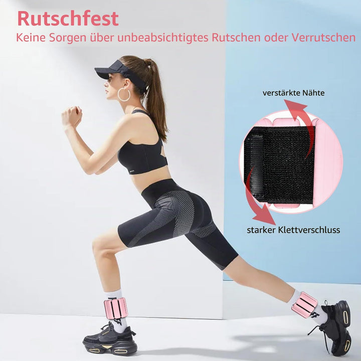 TopEsct Verstellbare Handgelenkgewichte – Set mit 2 Stück (je 0,9 kg) | Langlebiges tragbares Handge