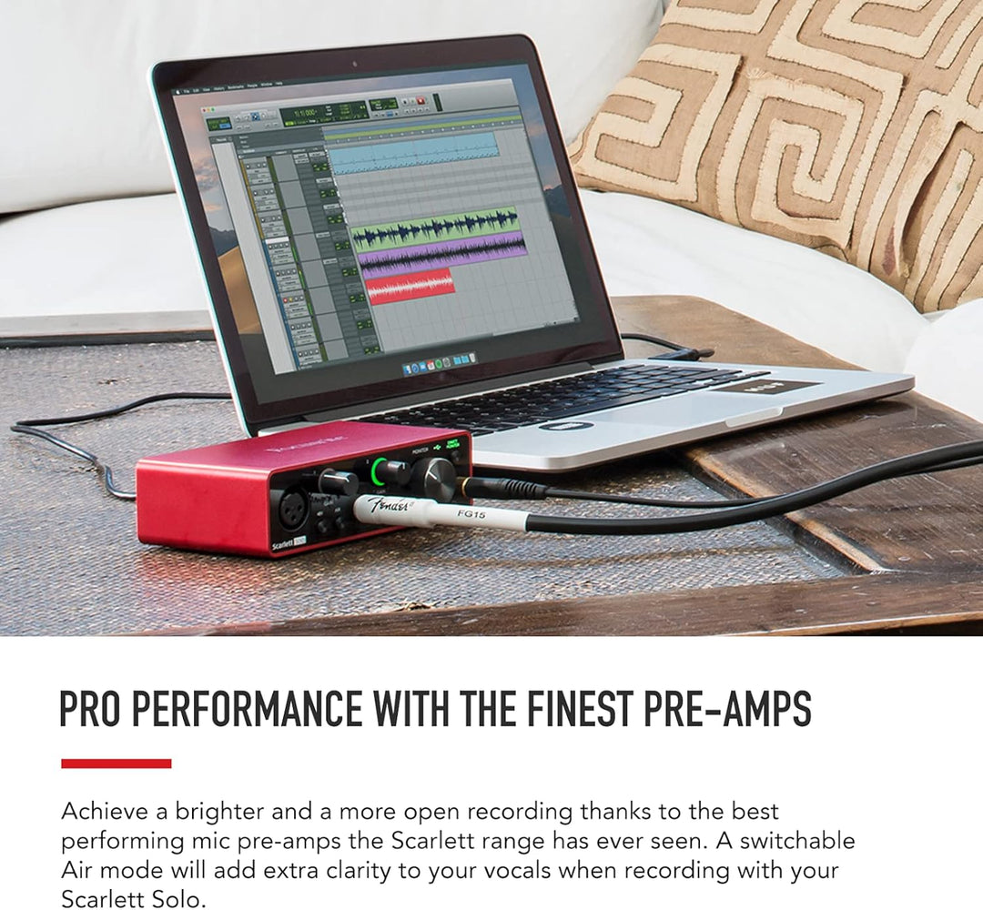 Cloud Microphones Cloudlifter CL-1 Mikrofonvorverstärker & Focusrite Scarlett Solo 3. Gen USB-Audio-
