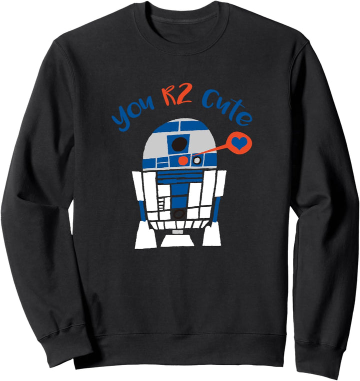 Star Wars R2-D2 Too Cute Valentine's Day s Sweatshirt