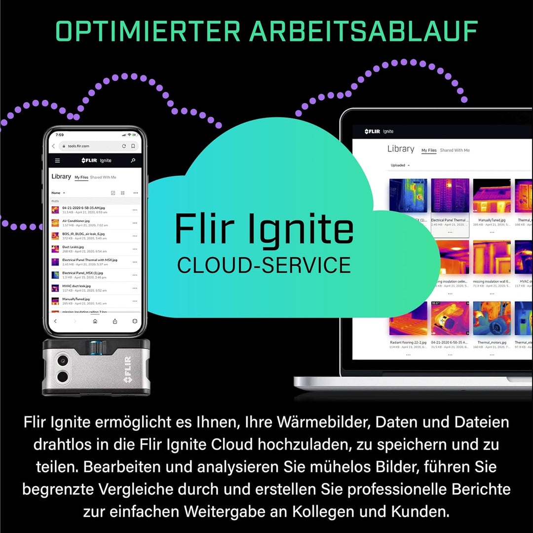 FLIR One Wärmebildkamera für iOS-Geräte Version 3, Silver iOS Heimanwender -