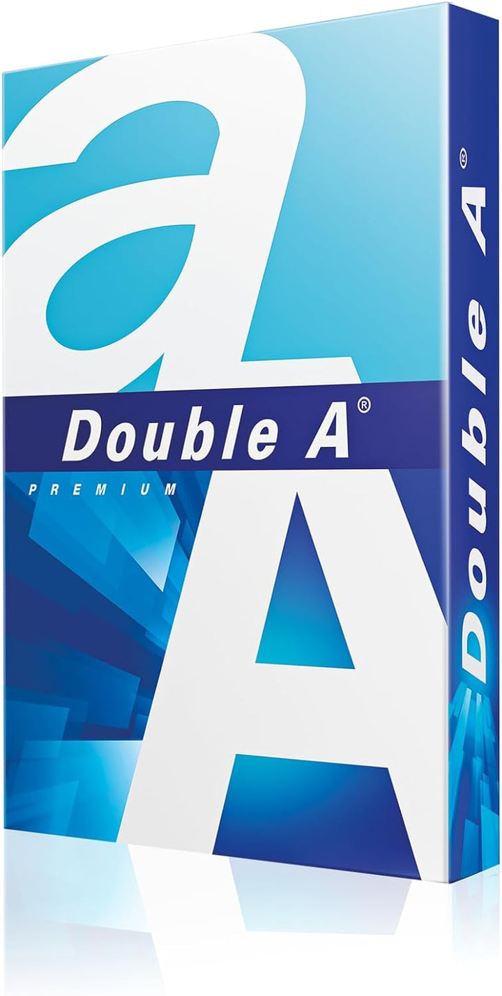 Double A 10330057933 Papier, 250 Blatt, DIN A4, 80 g/qm, 2500 Karton, weiss Single, Single