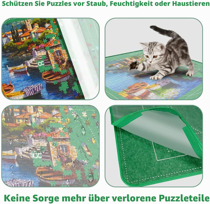Puzzlematte für 1000 Teile Lagerung, Jigsaw Puzzle Board, Puzzle Storage Board 32 x 22inches, Jigsaw