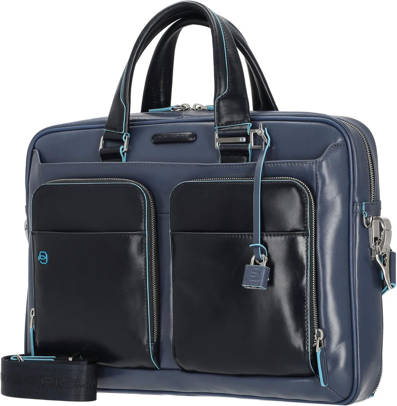 Piquadro Blue Square Aktentasche III Leder 39 cm Laptopfach