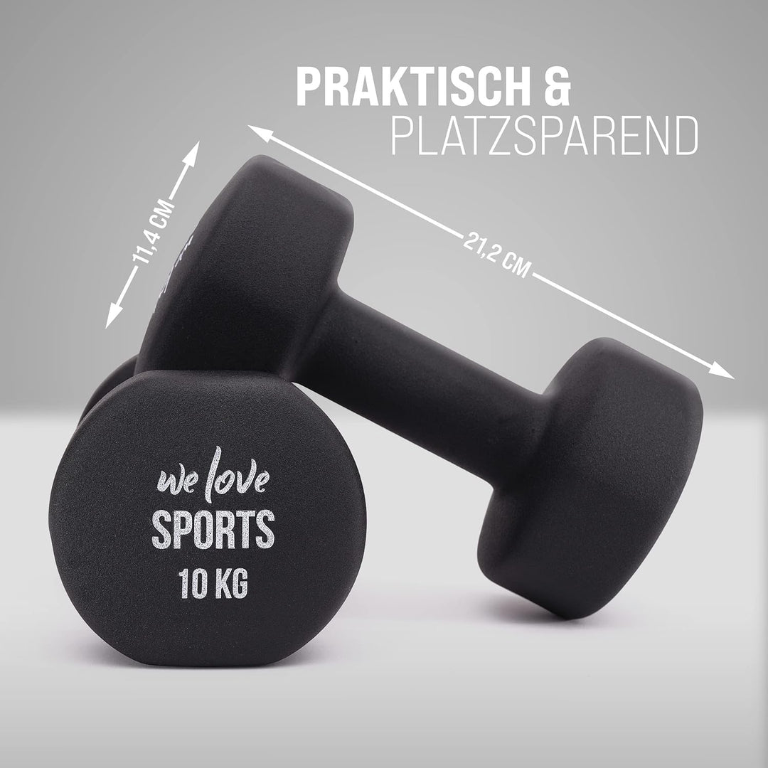 Apollo Hantel Set Kurzhantel | 2 Hanteln | 2er Hantelset | Gewichte für Krafttraining | Kurzhanteln