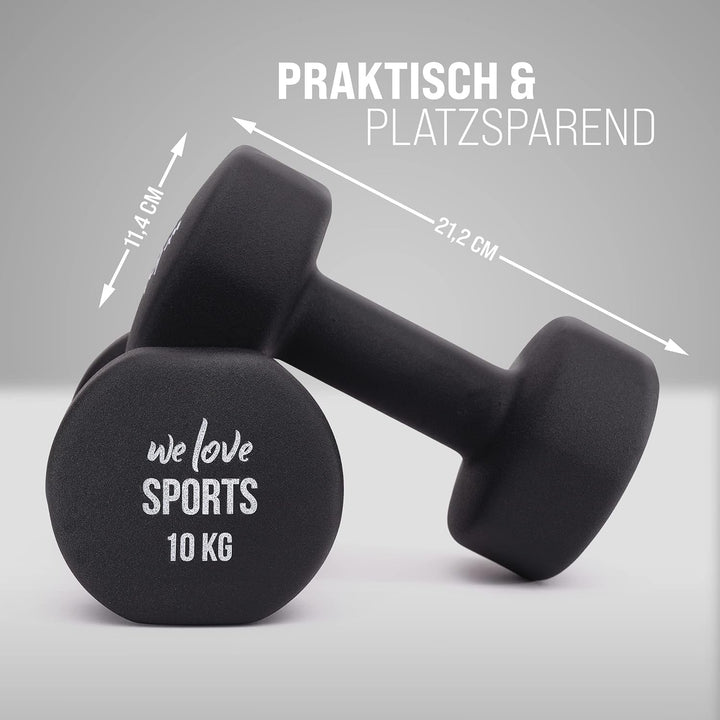 Apollo Hantel Set Kurzhantel | 2 Hanteln | 2er Hantelset | Gewichte für Krafttraining | Kurzhanteln
