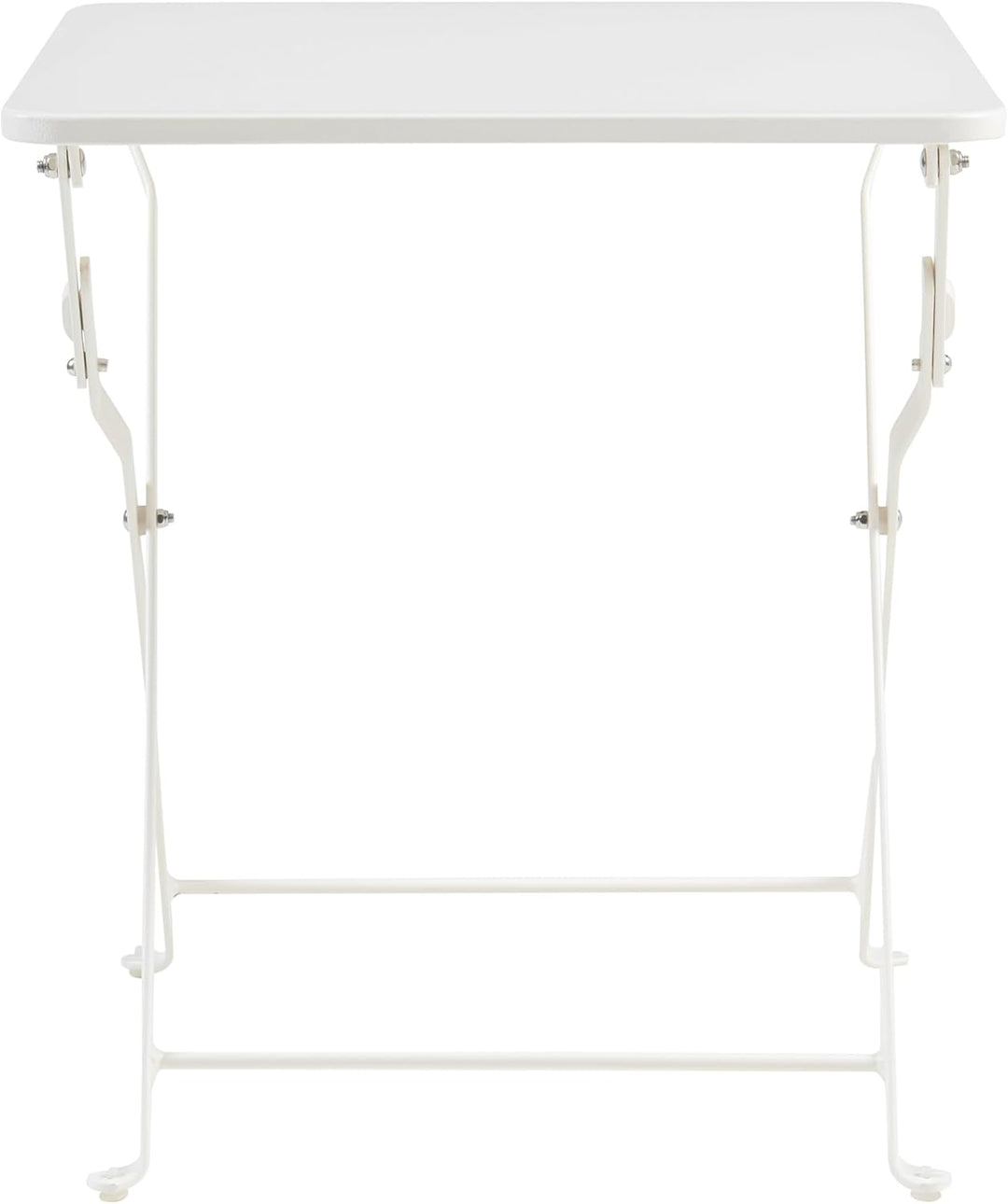 [en.casa] Campingtisch Vegårshei Klapptisch Gartentisch Stahl klappbar quadratisch Outdoor-Tisch fal