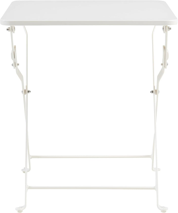 [en.casa] Campingtisch Vegårshei Klapptisch Gartentisch Stahl klappbar quadratisch Outdoor-Tisch fal