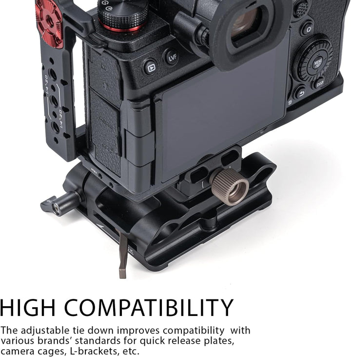 Tilta Universal ARCA Schnellwechsel-Grundplatte, kompatibel mit 38 mm Arca-Swiss Schnellspann-Empfän