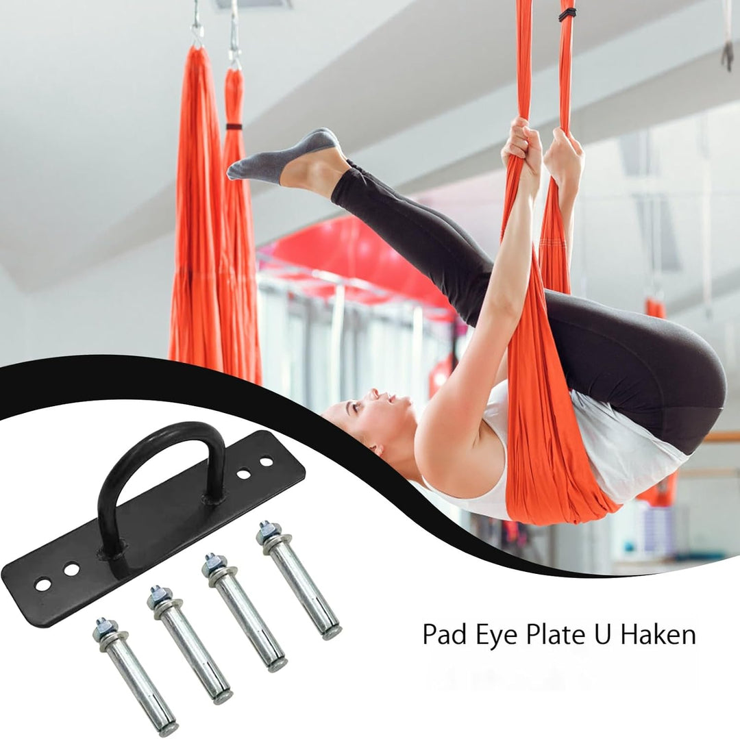 Wandmontage-Trainingsanker – 20 x 5 x 8 cm robustes Wandanker-Set | U-förmige Hakenankerplatte | Kra