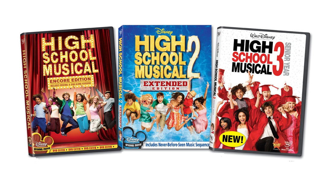 High School Musical 1-3, DVD