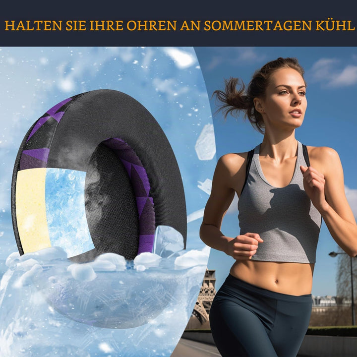 SOULWIT Kühlgel Ersatzpolster Ersatz Ohrpolster Polster für HyperX Cloud 2/3/1/Alpha/Flight/Stinger/