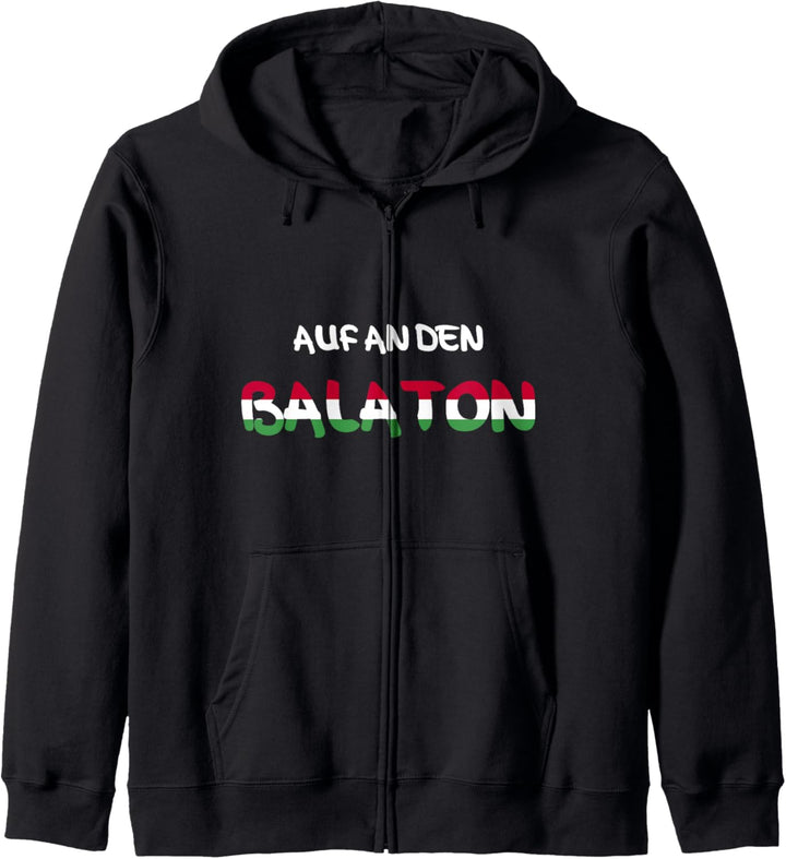 Plattensee Auf an den Balaton Kapuzenjacke