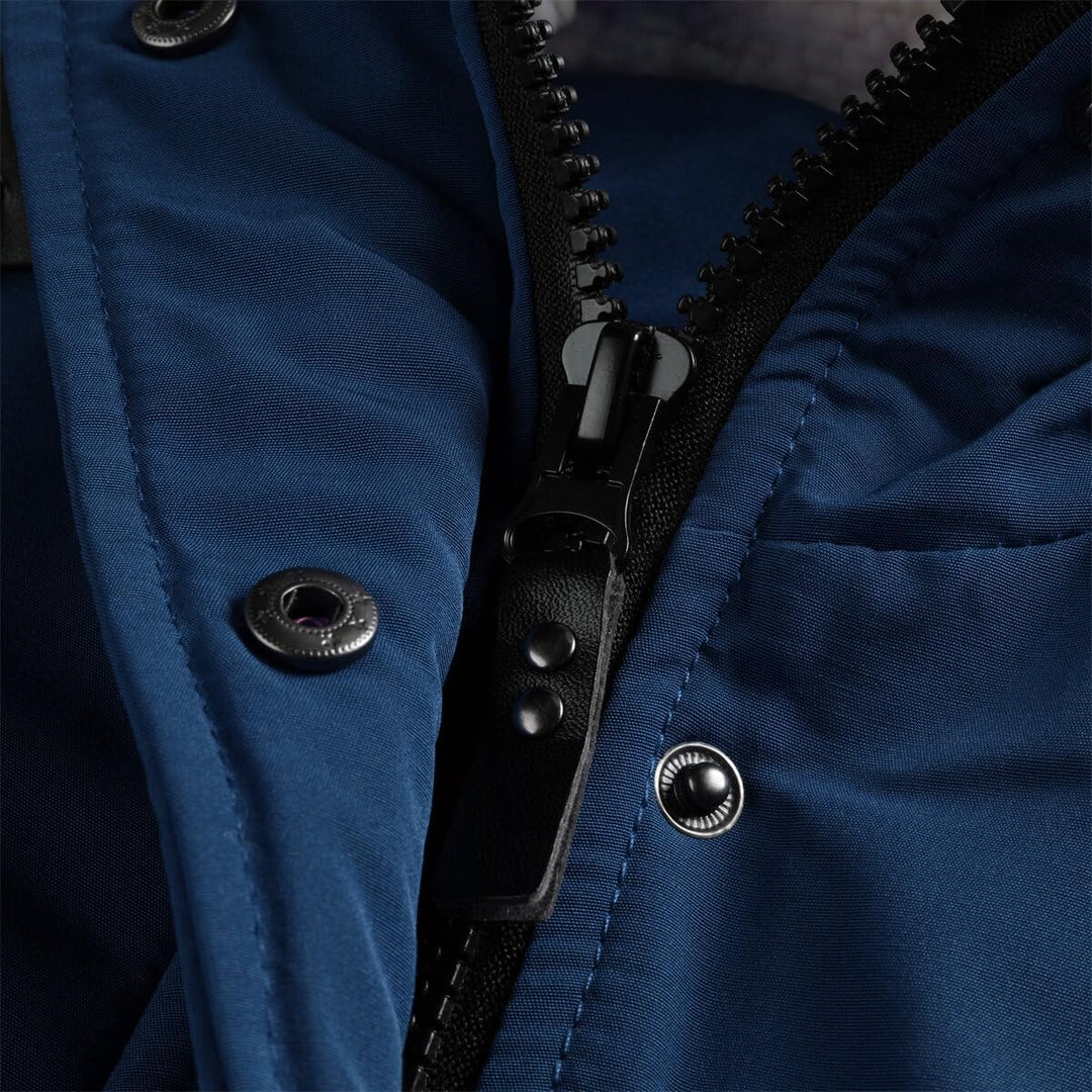 YYNUDA Damen Winterparka Dicker Warm Lang Wintermantel mit Fellkapuze Winter Jacke Outdoor Jacke für