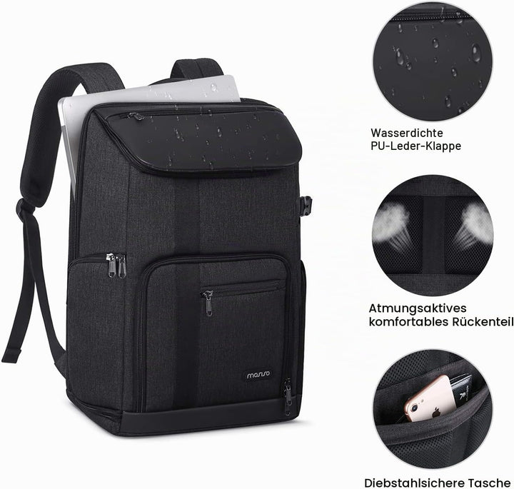 MOSISO Kamera Rucksack 17,3 Zoll, DSLR/SLR/Spiegellose Tasche Grosse Männer/Frauen Fotografie Kamera