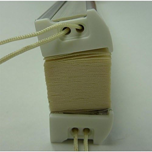 EXKLUSIV HEIMTEXTIL Plissee Verspannt mit Klemmträgern Silber-grau 55 x 140 cm, Silber-grau 55 x 140