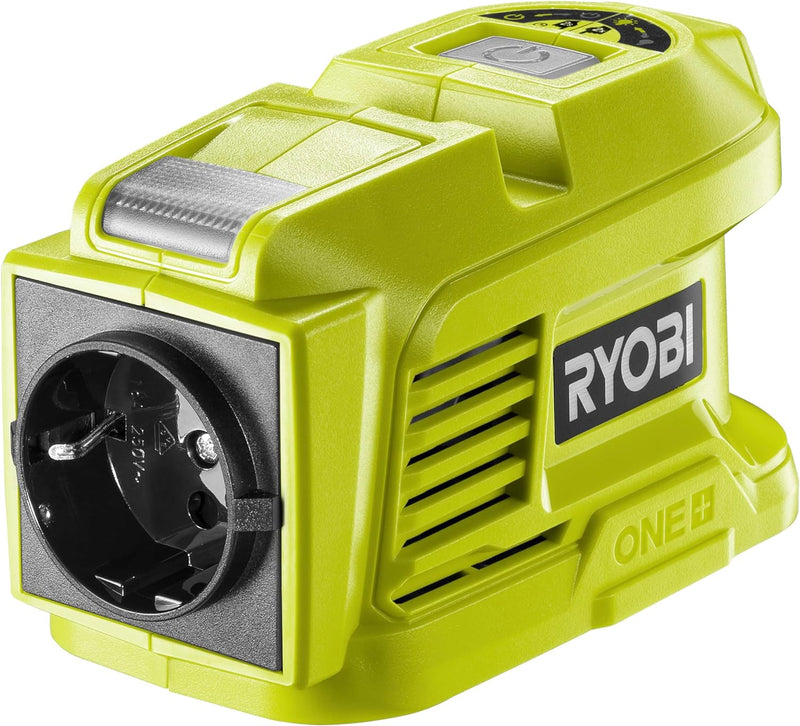 RYOBI 18 V ONE+ Akku-Wechselrichter RY18BI150A-0 (Wechselstromversorgung von 230Voder150W, 2x USB An