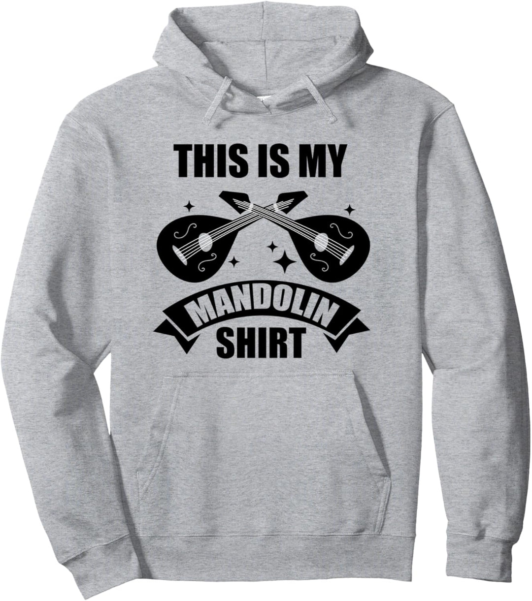 Mandolinenspieler Picking my Mandolin Musiker Pullover Hoodie