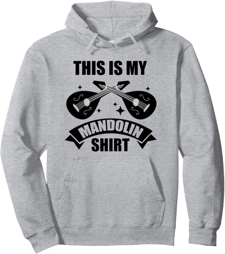 Mandolinenspieler Picking my Mandolin Musiker Pullover Hoodie