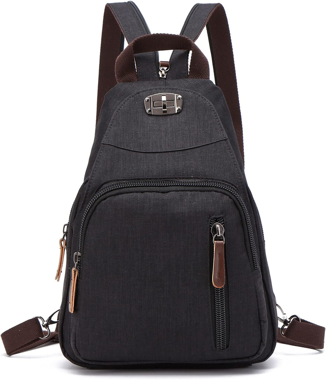 FANDARE Retro Brusttasche Sling Bag Klein Rucksack Schulranzen Umhängetasche Schulrucksack Sporttasc